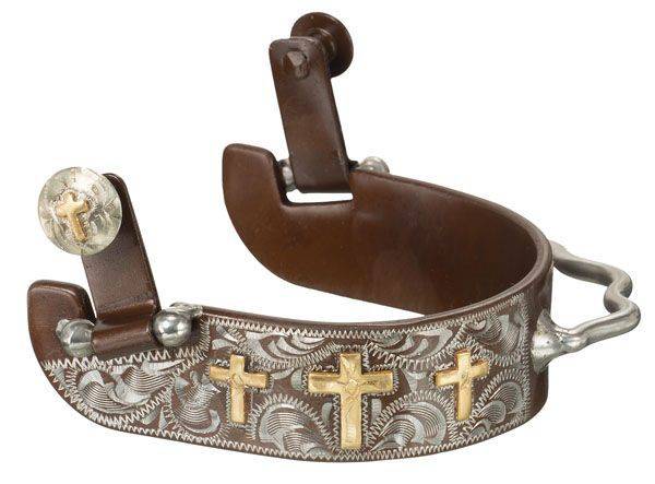Kelly Silver Star 3 Cross with  Silver Bumper Spur