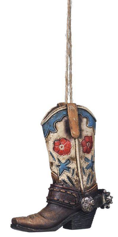 Floral Boot Ornament