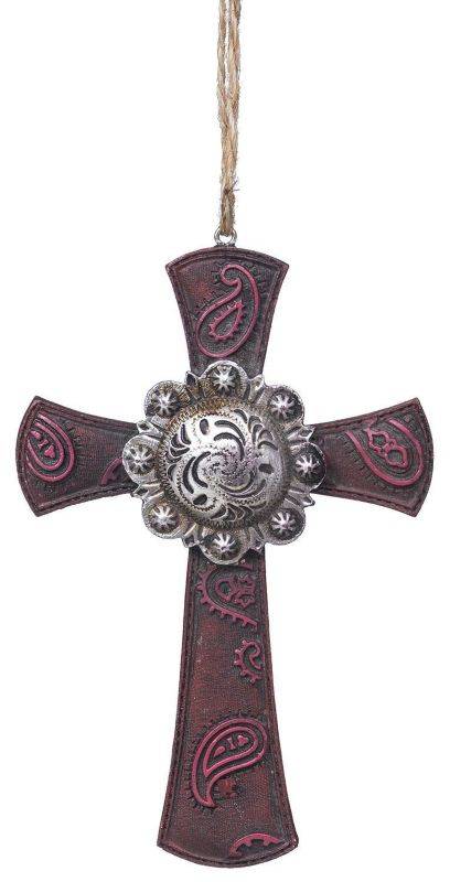 Gift Corral Paisley Concho Cross