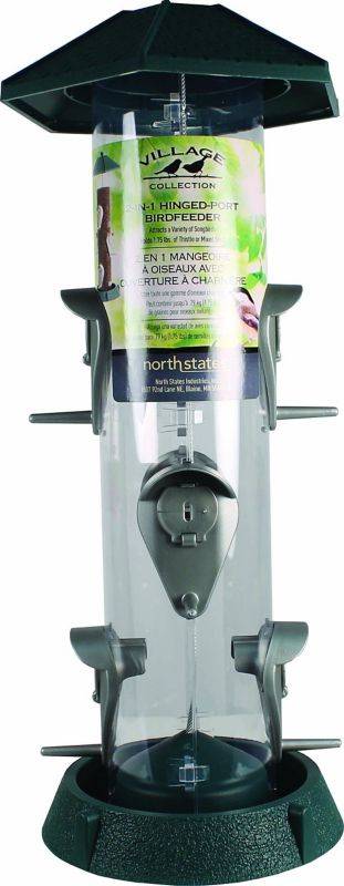 2-In-1 Hinged-Port Bird Feeder