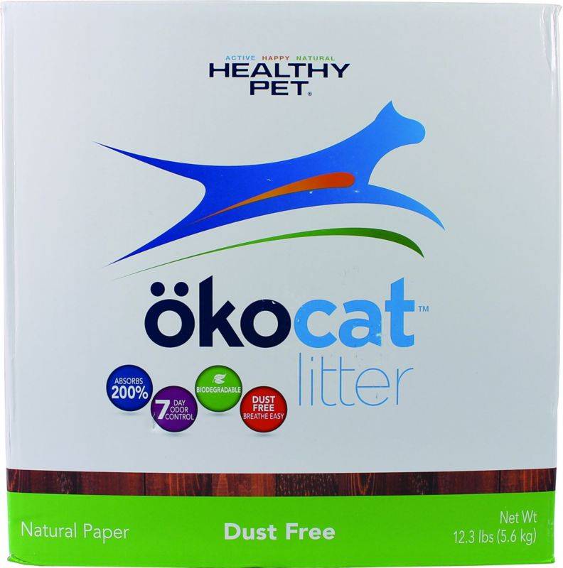 Okocat Natural Dust-Free Paper Cat Litter