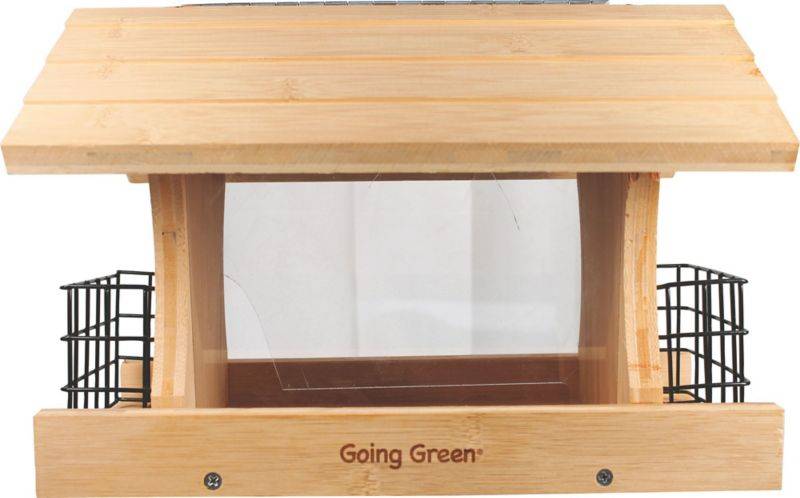 Audubon Deluxe Bamboo Feeder With Suet Cages