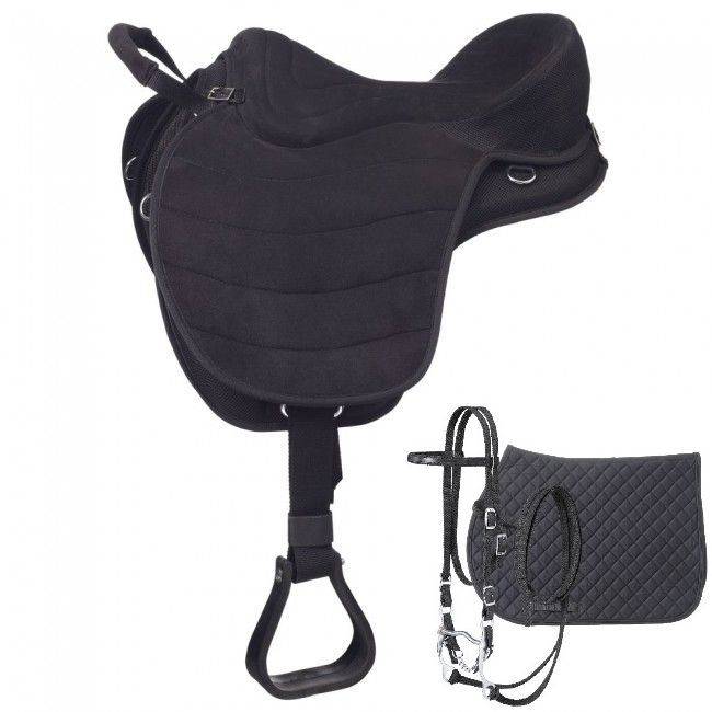 Eclipse by Tough1 Treeless Endurance Saddle with Western Rigging
