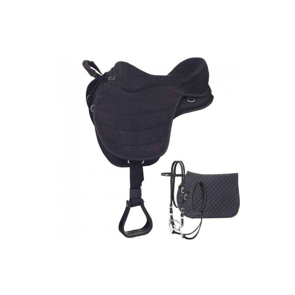 Eclipse by Tough1 Treeless Endurance Saddle with Western Rigging