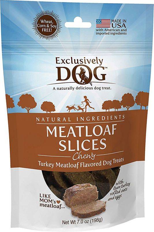 Exclusively Dog Chewy Meatloaf Slices Dog Treats