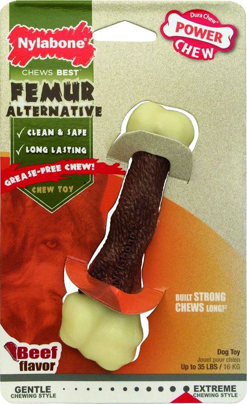 Nylabone Dura Chew Animal Part Alternative Femur