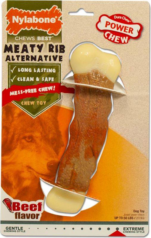 Nylabone Dura Chew Animal Part Alternative Rib