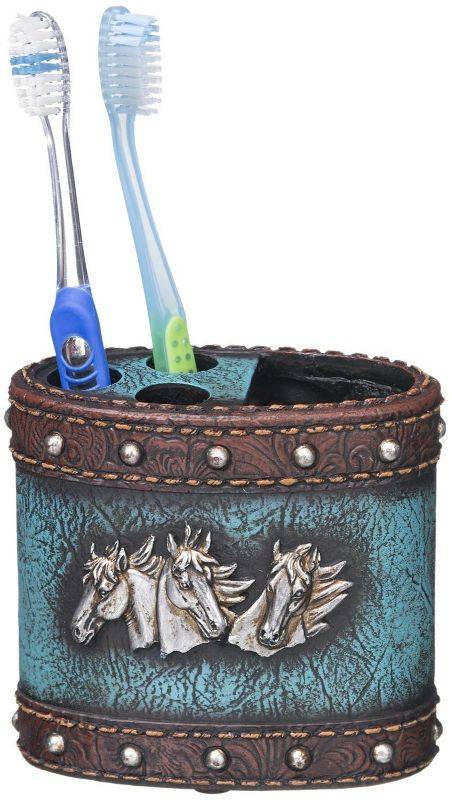 Toothbrush Hold Leather Design