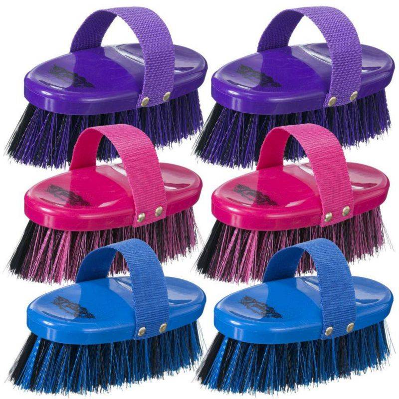 Tough1 Angled Soft/Medium Bristle Brush - 6 Pack
