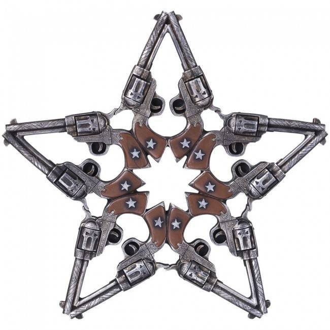 Gift Corral Gun Star Plaque