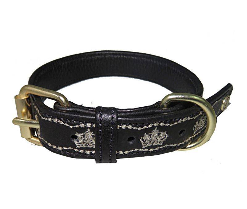Halo Royal Leather Dog Collar