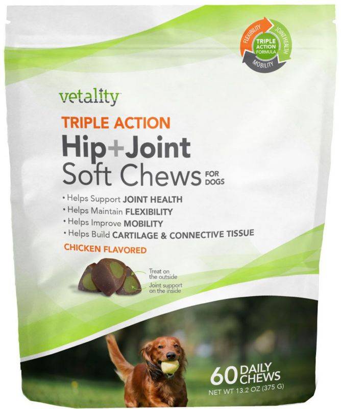 Triple Action Hip+Joint Soft Chews For Dogs