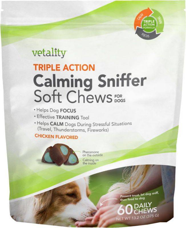 Triple Action Calming Sniffer Chews For Dogs