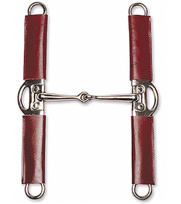 Jacks Leather Covered Cheek Elevator Bit