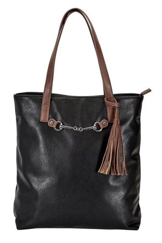 AWST Int'l Snaffle Bit Tote Bag with  Tassel