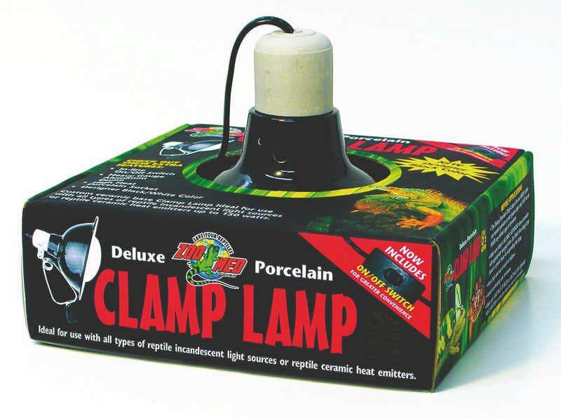 Deluxe Porcelain Clamp Lamp For Reptiles