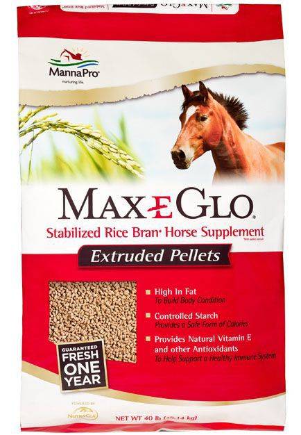 Manna Pro Max-E-Glo Pellet With Calcium Supplement For Horses