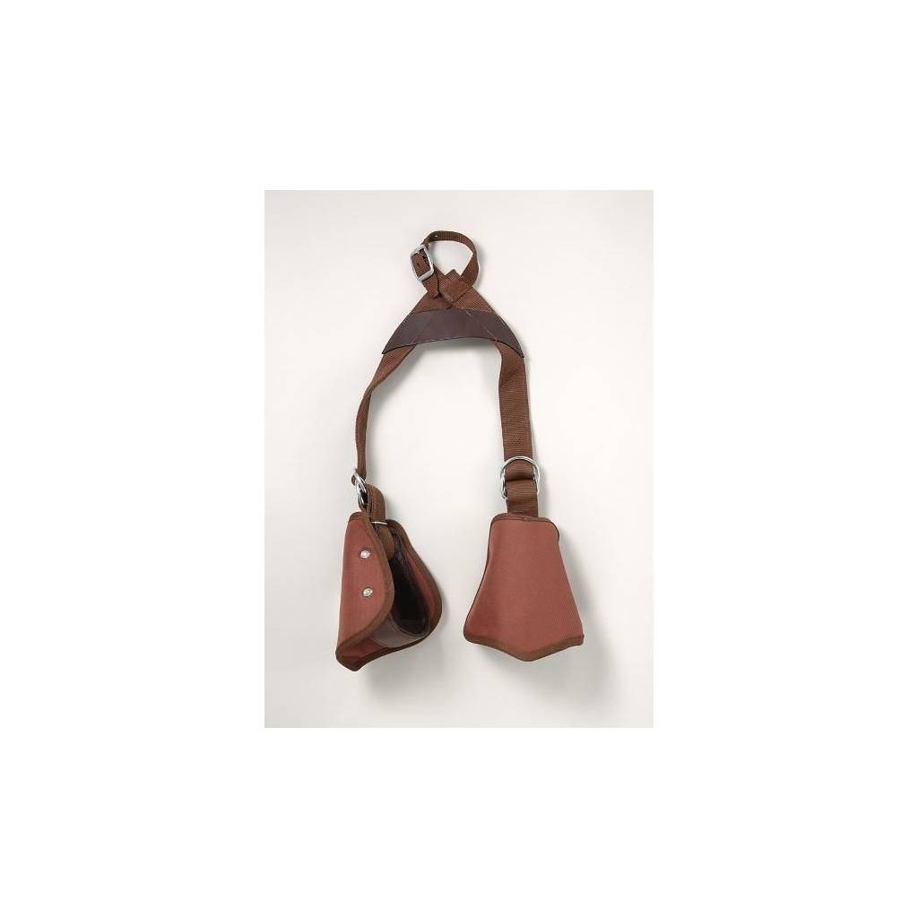 Tough1 Kids Nylon Slip-On Stirrup Set (Hooded Stirrups)