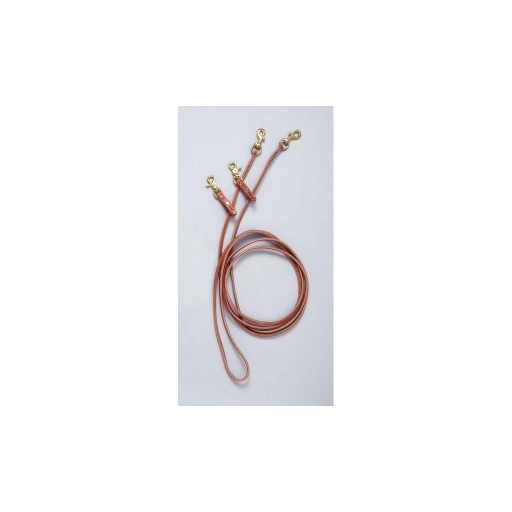 Royal King Leather Pulley Draw Reins