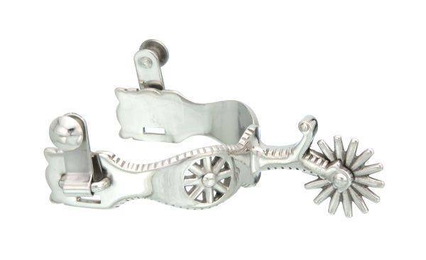 Kelly Silver Star Rowel Show Spurs