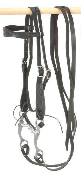 King Series Pony Embossed Browband Headstall