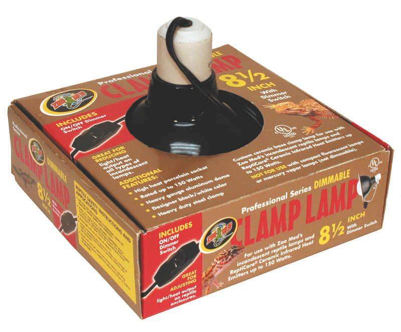 Deluxe Dimmable Clamp heat Lamp for reptiles
