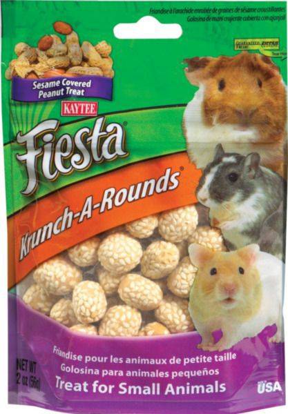 Kaytee Krunch-A-Rounds with  Peanut Center For All Small Animals