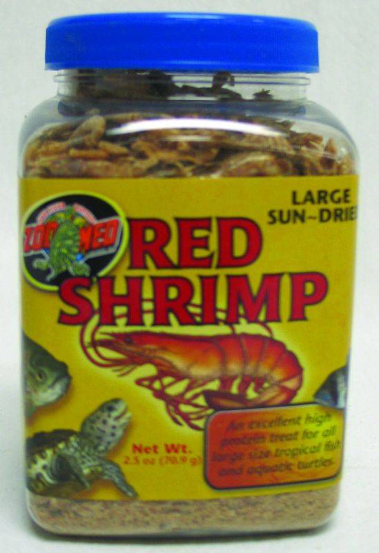 Zoo Med Large Sun-Dried Red Shrimp