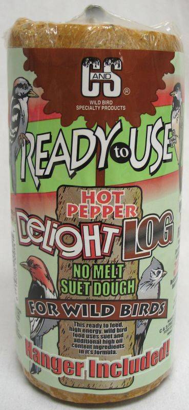 C&S Ready to Use Hot Pepper Delight Suet Log