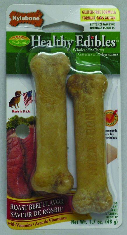 Nylabone Healthy Edibles Bone with  Vitamin