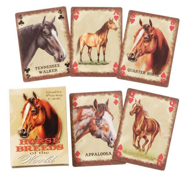 Gift Corral Horse Breeds Playing Cards