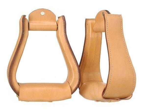 Tough1 Leather Covered Stirrups