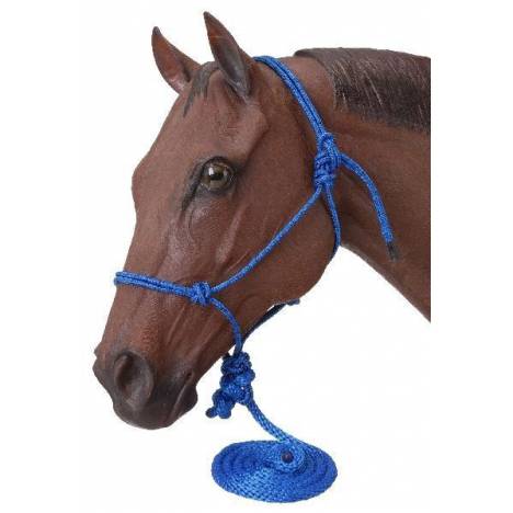 Tough1 Poly Rope Tied Halter with Lead - 6 Pack