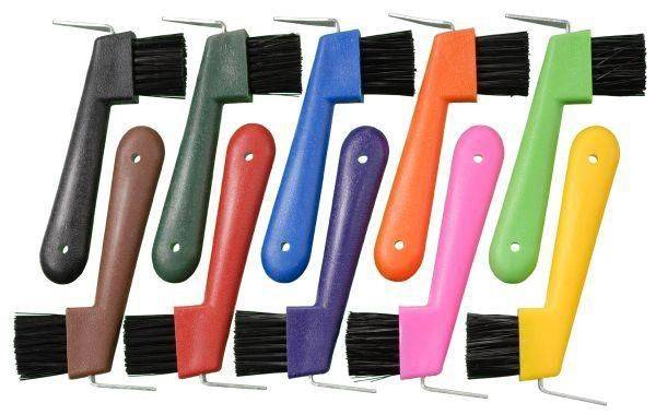 Tough1 Hoof Pick Brush Combo - 6 Pack