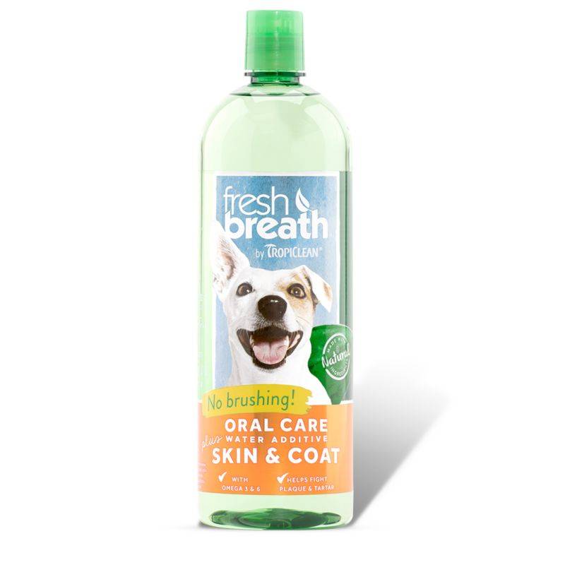 Tropiclean Fresh Breath +Plus Skin & Coat Water Additive