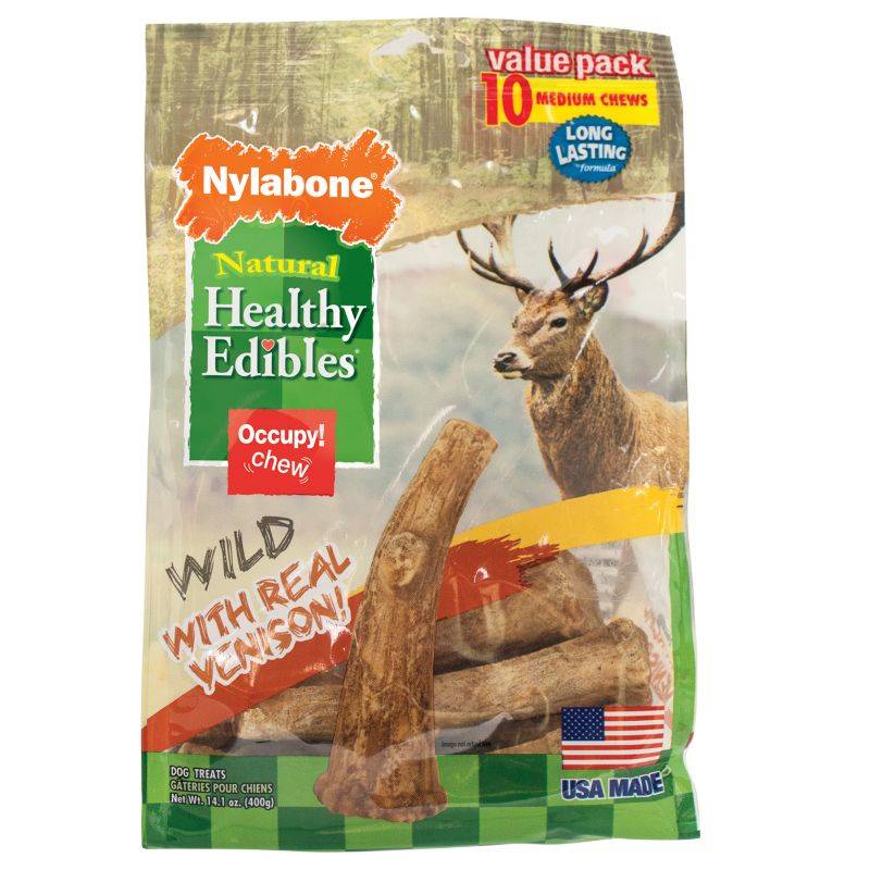 Nylabone Healthy Edibles Edible Antler - Medium