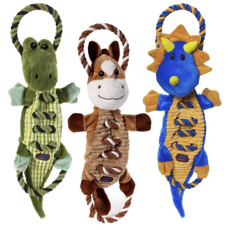 Ropes-A-Go Go Dragon Dog Toy