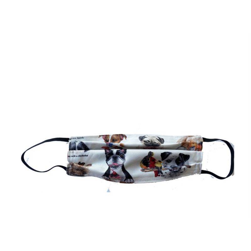 Perri's Dog Print Design Face Mask