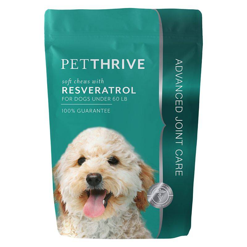 PetThrive Soft Chews with Resveratrol for Small Dogs