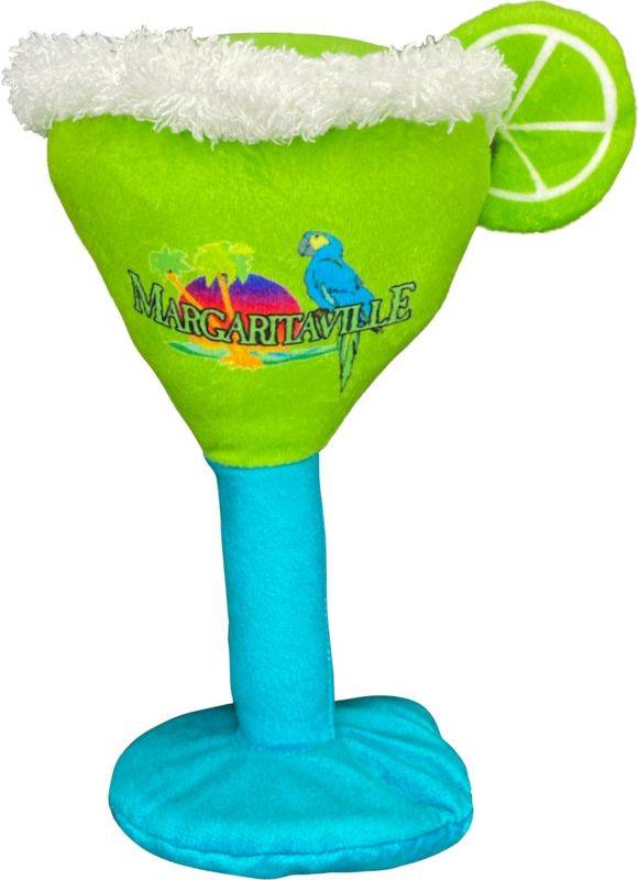 MULTIPET MARGARITAVILLE GLASS PLUSH DOG TOYS