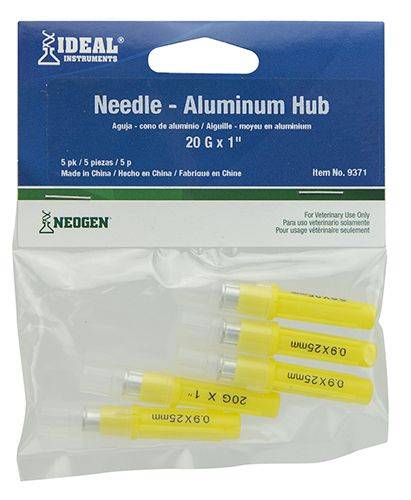 Ideal Aluminum Hub Needles - 5 Pack