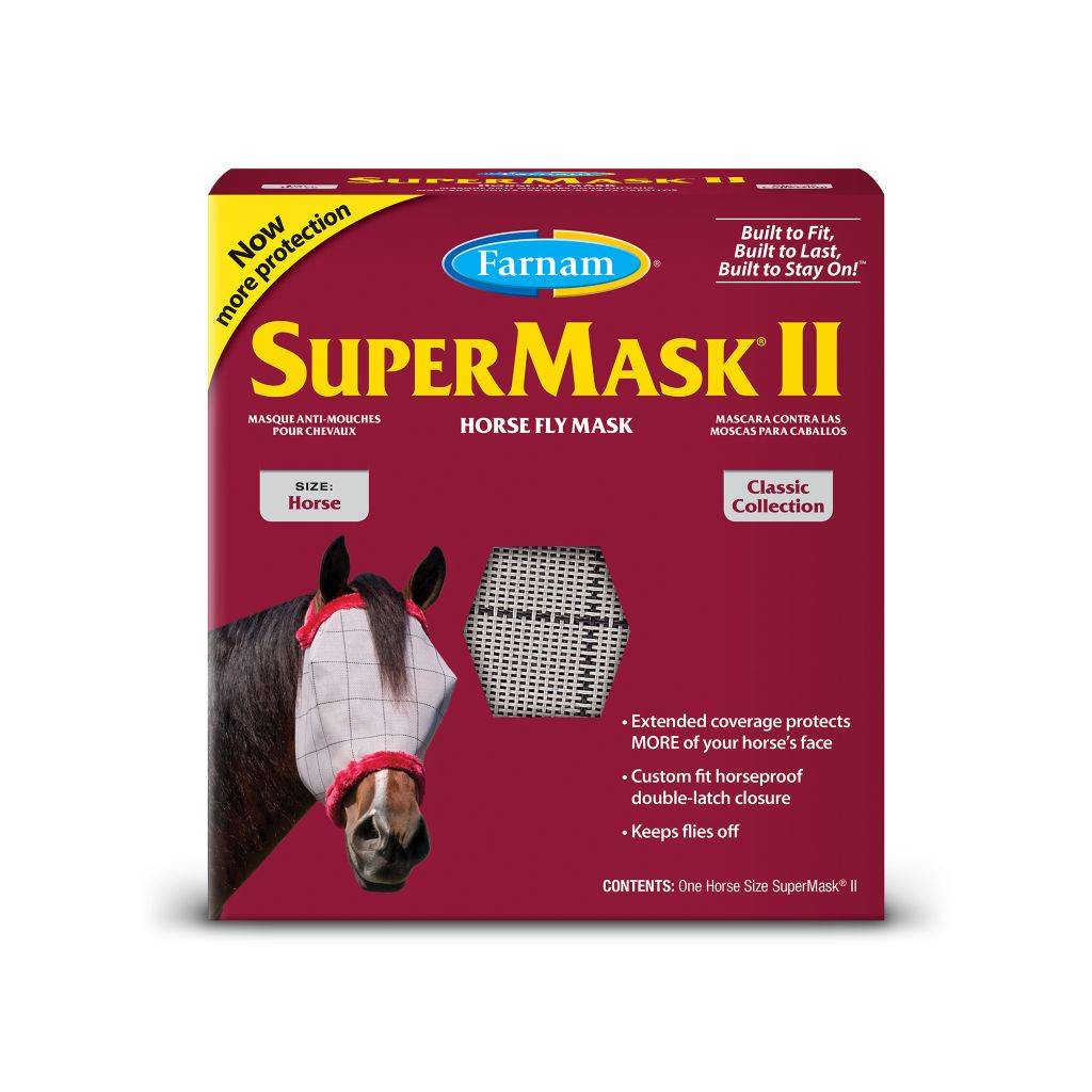 Supermask II Horse Fly Mask without Ears Classic Collection