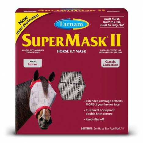 Supermask II Horse Fly Mask without Ears Classic Collection