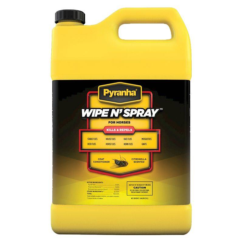 Pyranha Wipe N' Spray Fly Spray