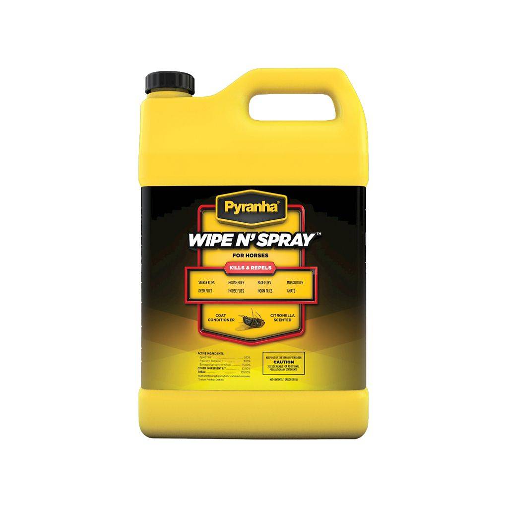 Pyranha Wipe N' Spray Fly Spray