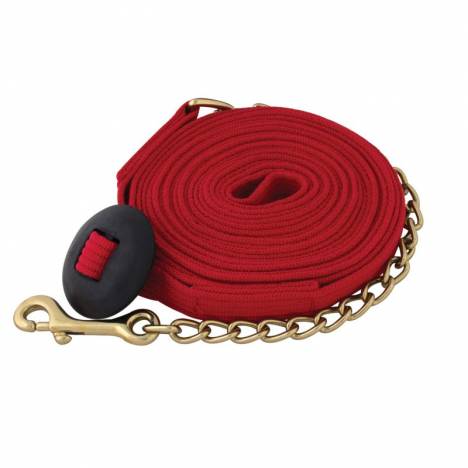 Basic Flat Cotton Web Lunge Line with Chain