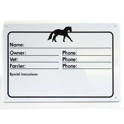 Roma Plastic Name Plate Set With Pen