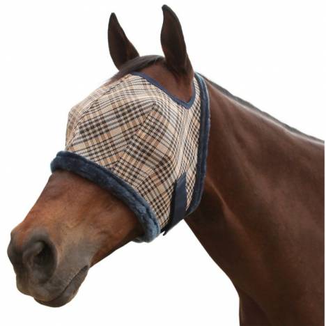 Kensington 73% UV Fly Mask with Fleece Trim - Open Ear Design with Forelock Freedom