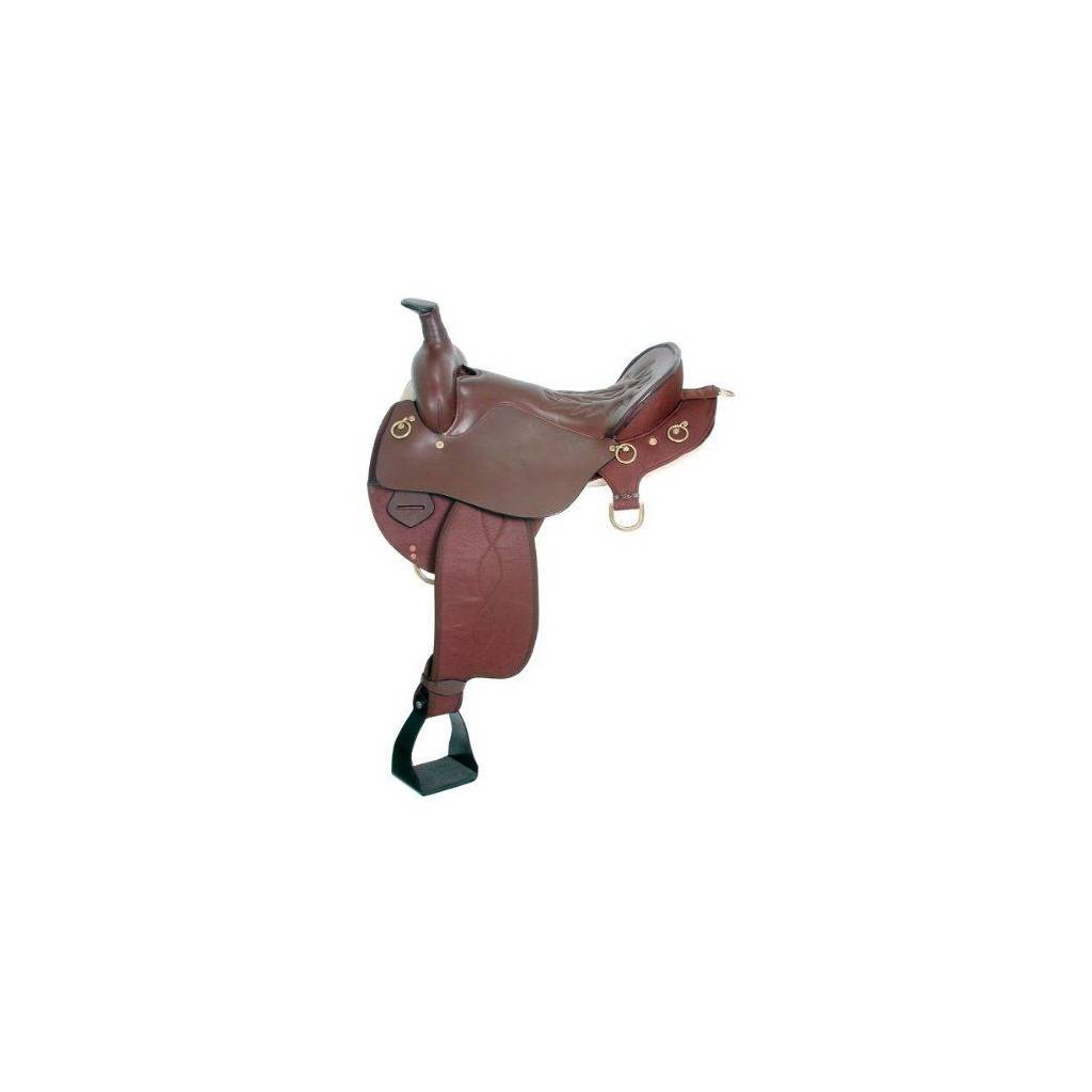 King Series Trekker Neutron Endurance Saddle with Horn