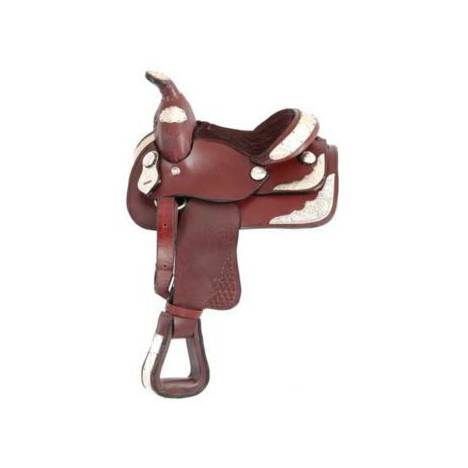 King Series Miniature Silver Show Saddle Package